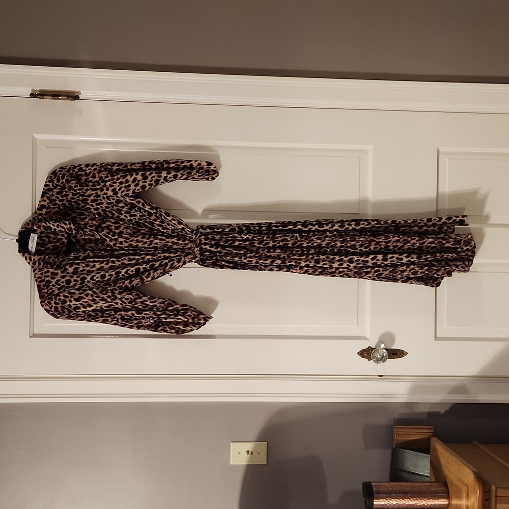 Maxi leopard dress